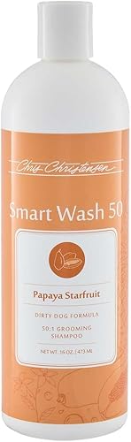 Miniatura 17 de Chris Christensen Smartwash50 Hydrating Blend Champú ultra concentrado para perros, hace hasta 50 botellas, acicalar como un profesional