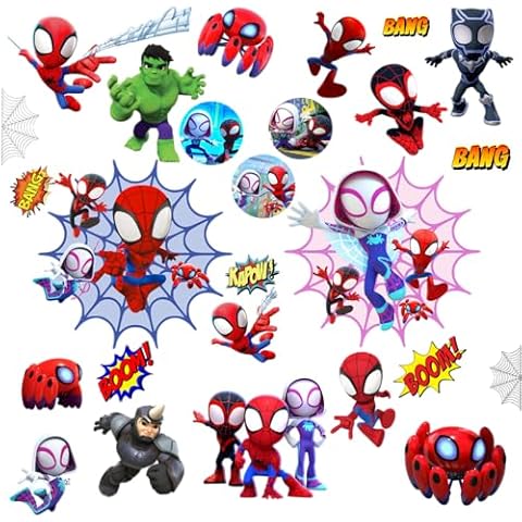 Spider-Man Wall Stickers for Kids' Rooms Cover
