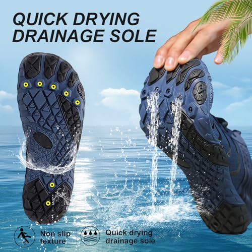 Image of Voyabarefoot Shoes for Women Men 2026 Upgrade Wide Toe Box Barefoot Hiking Sandals,Non-Slip Adjustable Water Shoes for Beach Walking Travel, Comfortable Slip On Walking Shoes