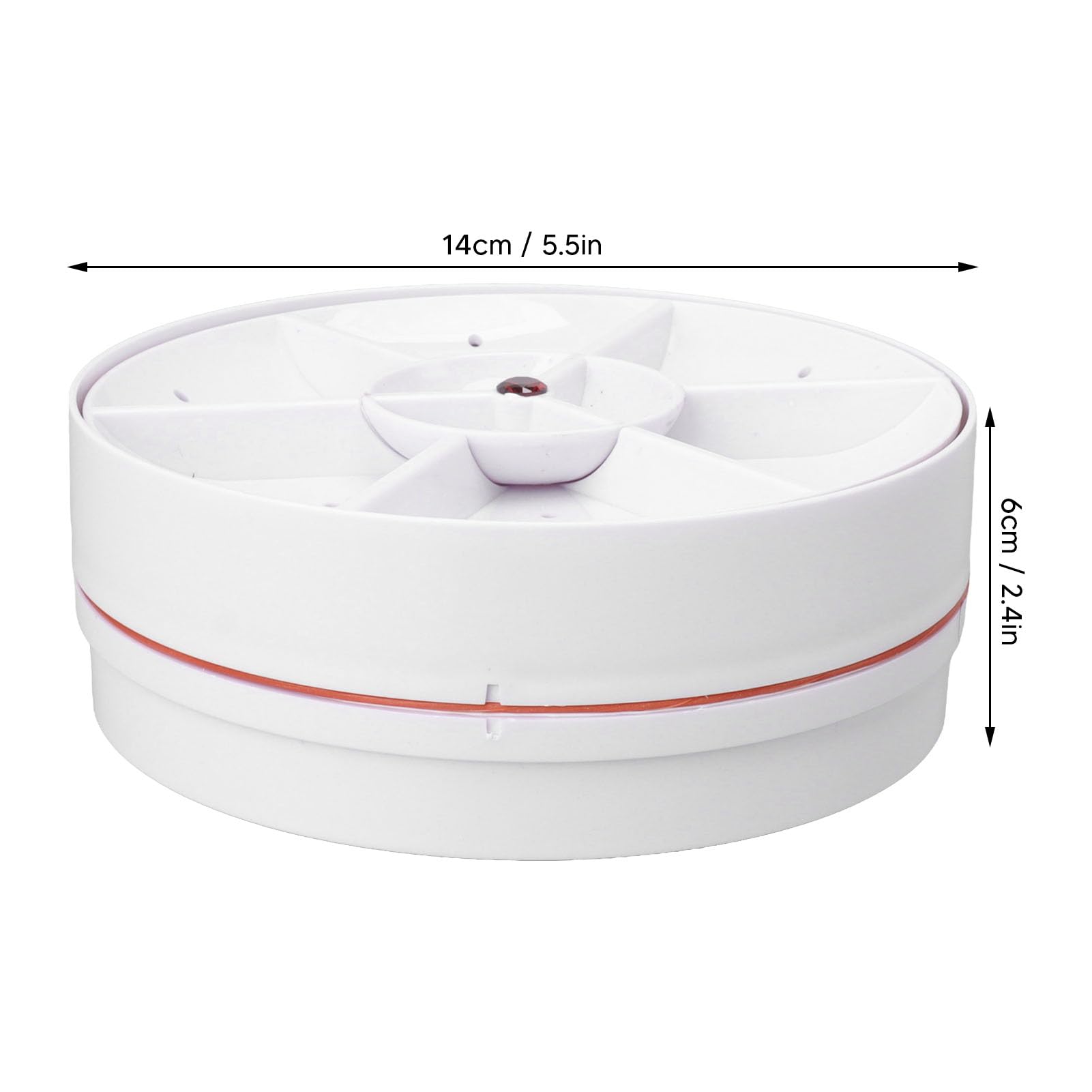 Focket Mini lavastoviglie, Piccola lavastoviglie Portatile USB Senza Fili, lavastoviglie Domestica Senza Installazione per Lavare i Piatti con spegnimento Automatico temporizzato (Rosso)