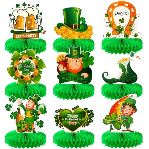Décorations de fête de la St Patrick pour centre de table chaleureux