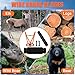 WinnerWhy Thickened Heavy Duty Deer Drag Sleds with 2 Rope, Dual Deer Drag Harness Strap, Hunting Equipment Accessories for Hauling Elk Turkeys Game Animals(Orange, Black)
