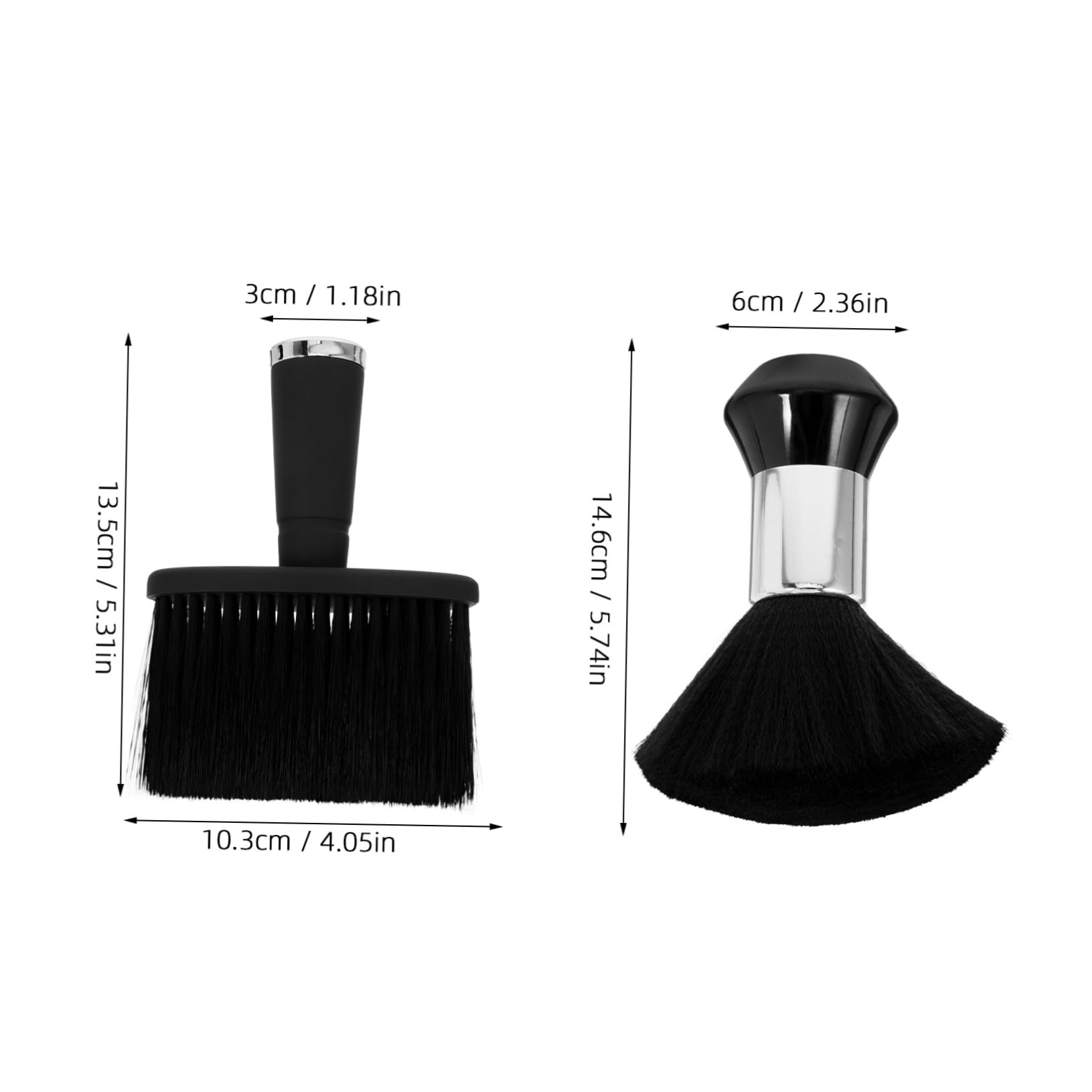 Ipetboom Neck Comb Brush Duster Hair Cutting Brush Soft Bristles Perfect for Barber Shops and Salons