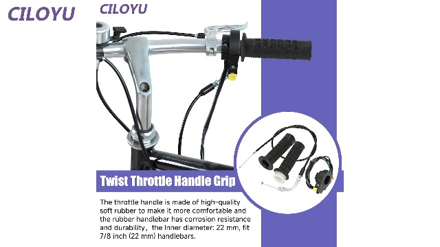 Amazon.com: CILOYU Motorized Bike Throttle Cable Handle Grip