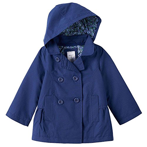 Carter's Baby Girls' Solid Poly Trench Coat