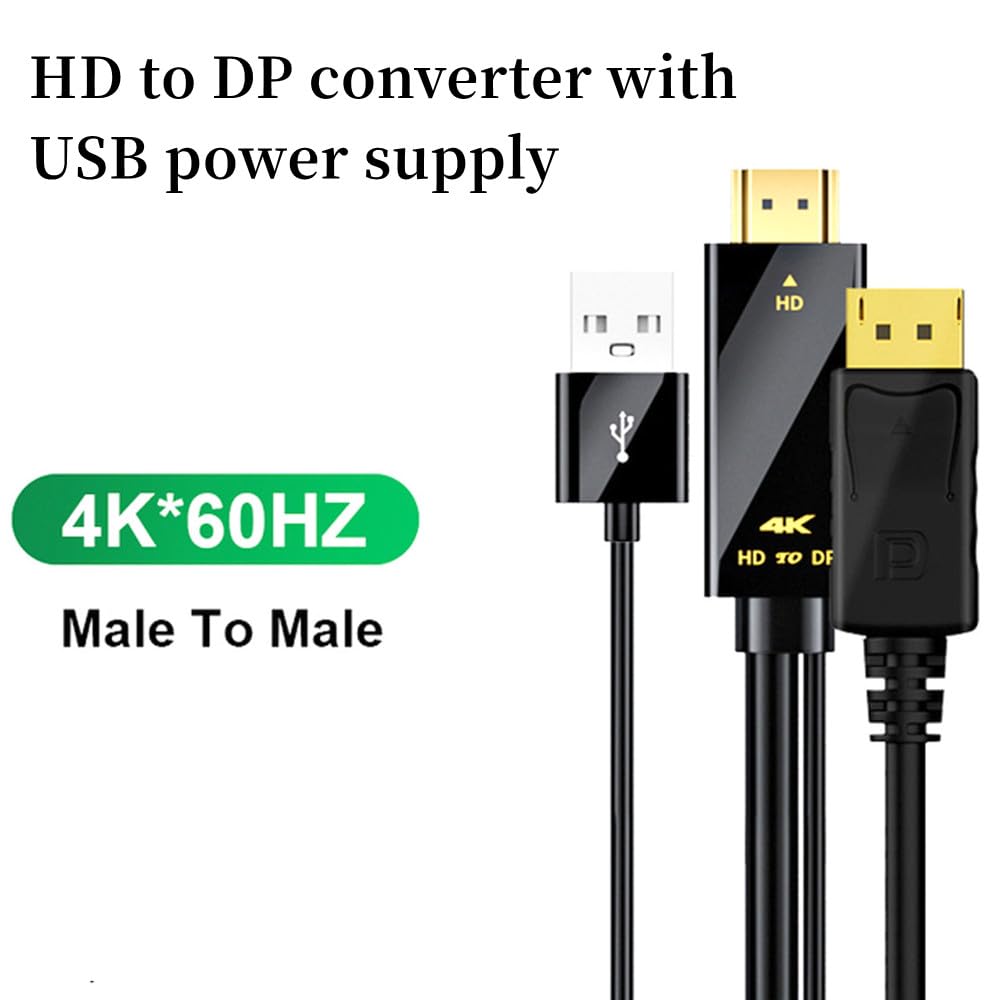 Suckoo Replacement HDMI To USBC Cable Converter With USB 1.8M Male To Male Compatible PC Host HDMI External TYPEC Monitor TV Projector Adapter 4K60HZ 3840@2160