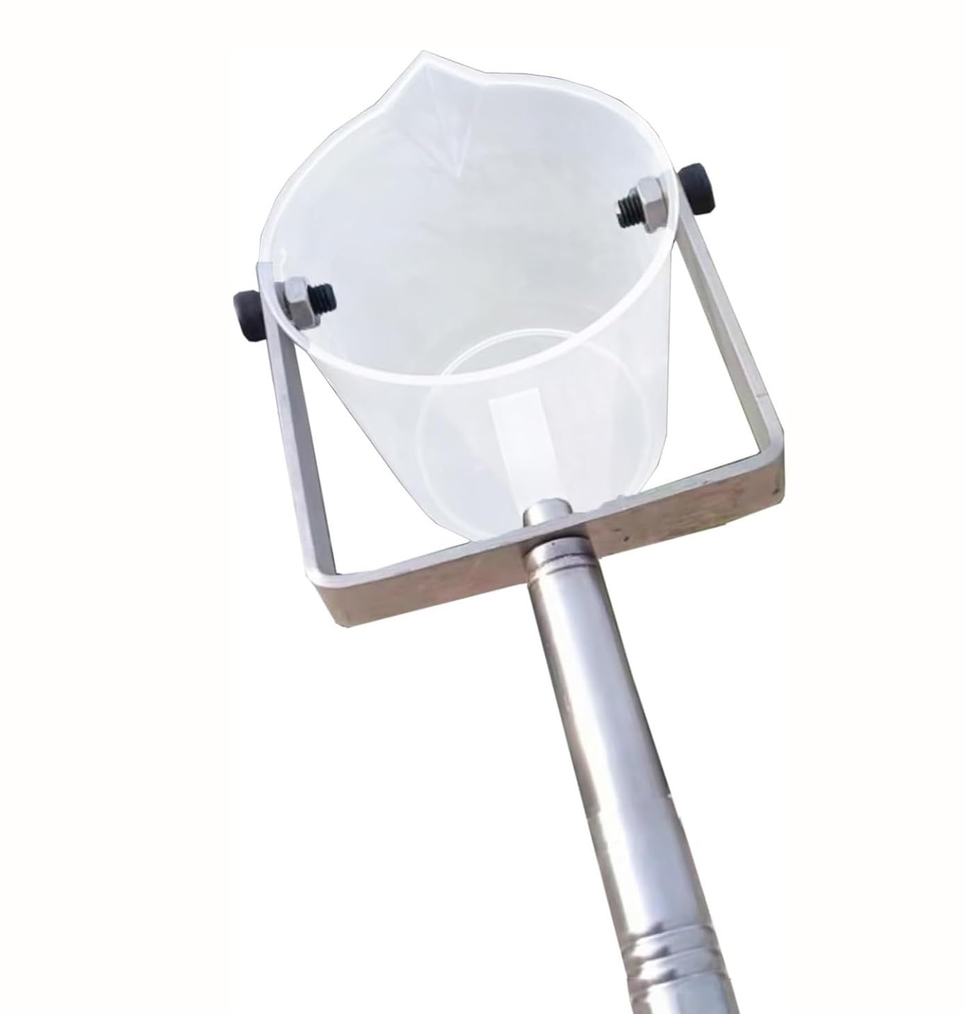 Muestreador de agua telescópico Dipper 1000 ml taza de péndulo de acero inoxidable Sampler Cucharón Poste de muestreo de agua Sampler Rod para monitoreo medioambiental (Clear,0.61-1.5m)