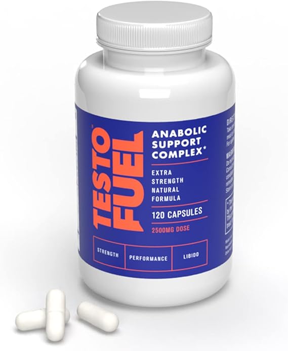 TestoFuel 120 Testosterone Booster Pills for Men 100 Natural Ingredients