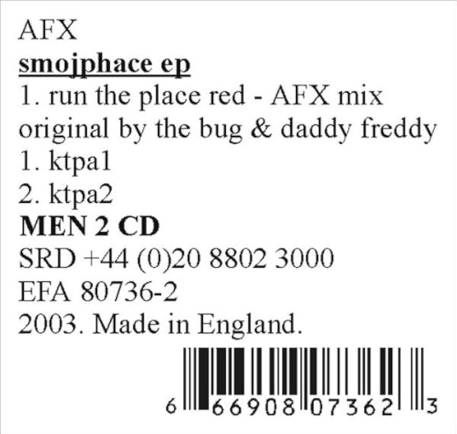 AFX 『smojphace ep』 APHEX TWIN 51w9MHNnQGL._UF894,1000_QL80_.jpg