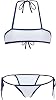 Sexy Micro Bikini, Cosplay, Bikini, Ultra Small, Erotic, Sheer, Adult Extreme, Underwear, Swimwear, Mini Bra, T-back, 2-Piece Set