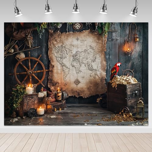 Fondo fotográfico pirata Mocsicka 7x5ft miniatura 1