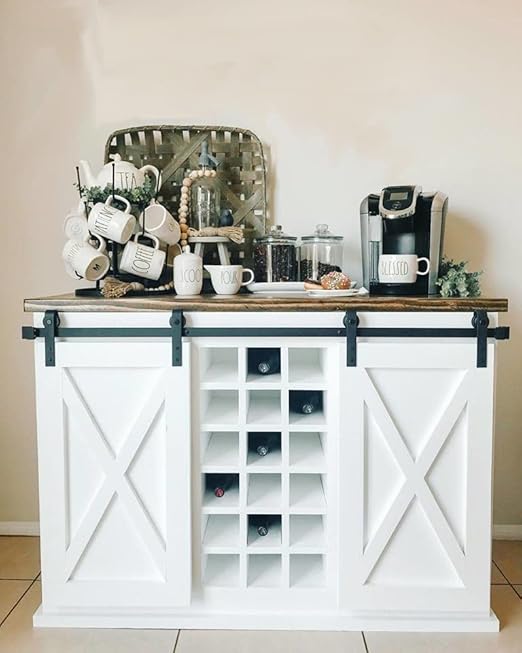 Barn Door Bar, Coffee bar, Coffee bar Table, Wine bar, Wine