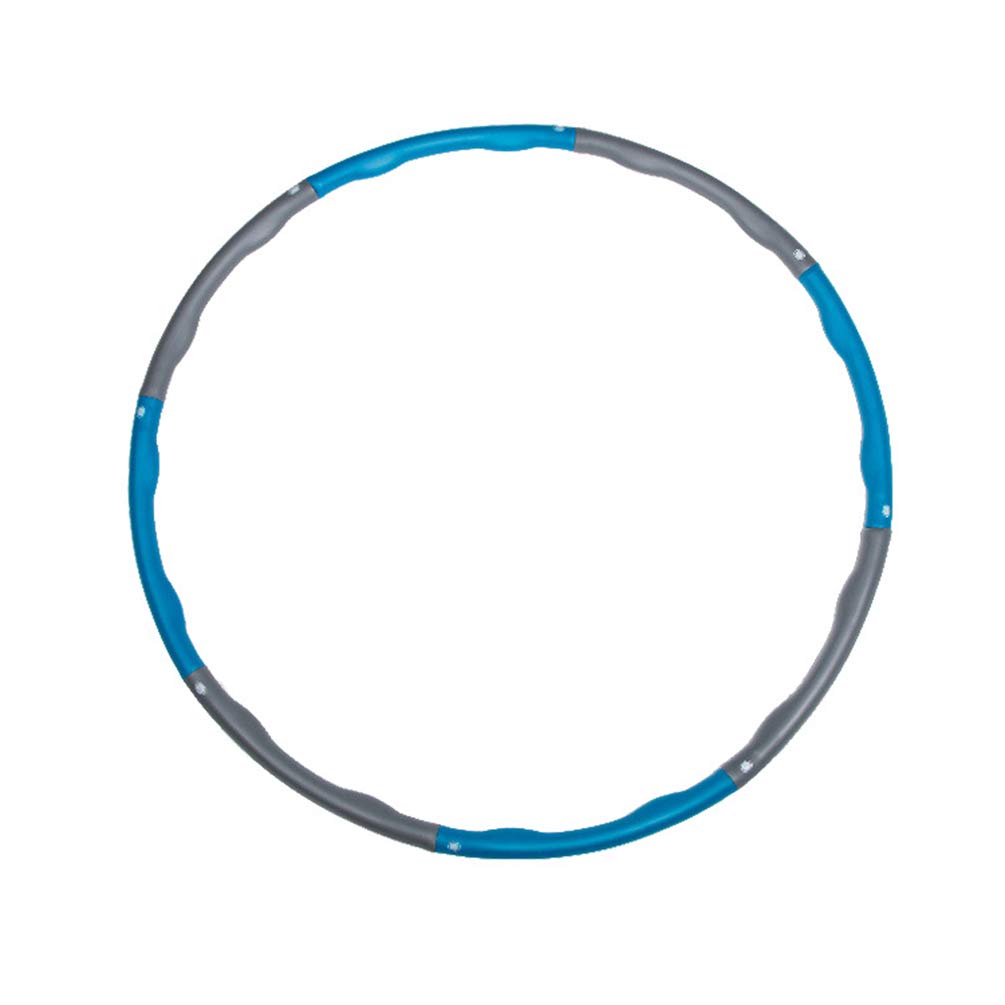 Hula Hoop Reifen zur Gewichtsreduktion Erwachsene Kinder Gewichteter Hula Hoop mit Schaumstoff, Abnehmbarer 8 Segmente Hoop Reifen