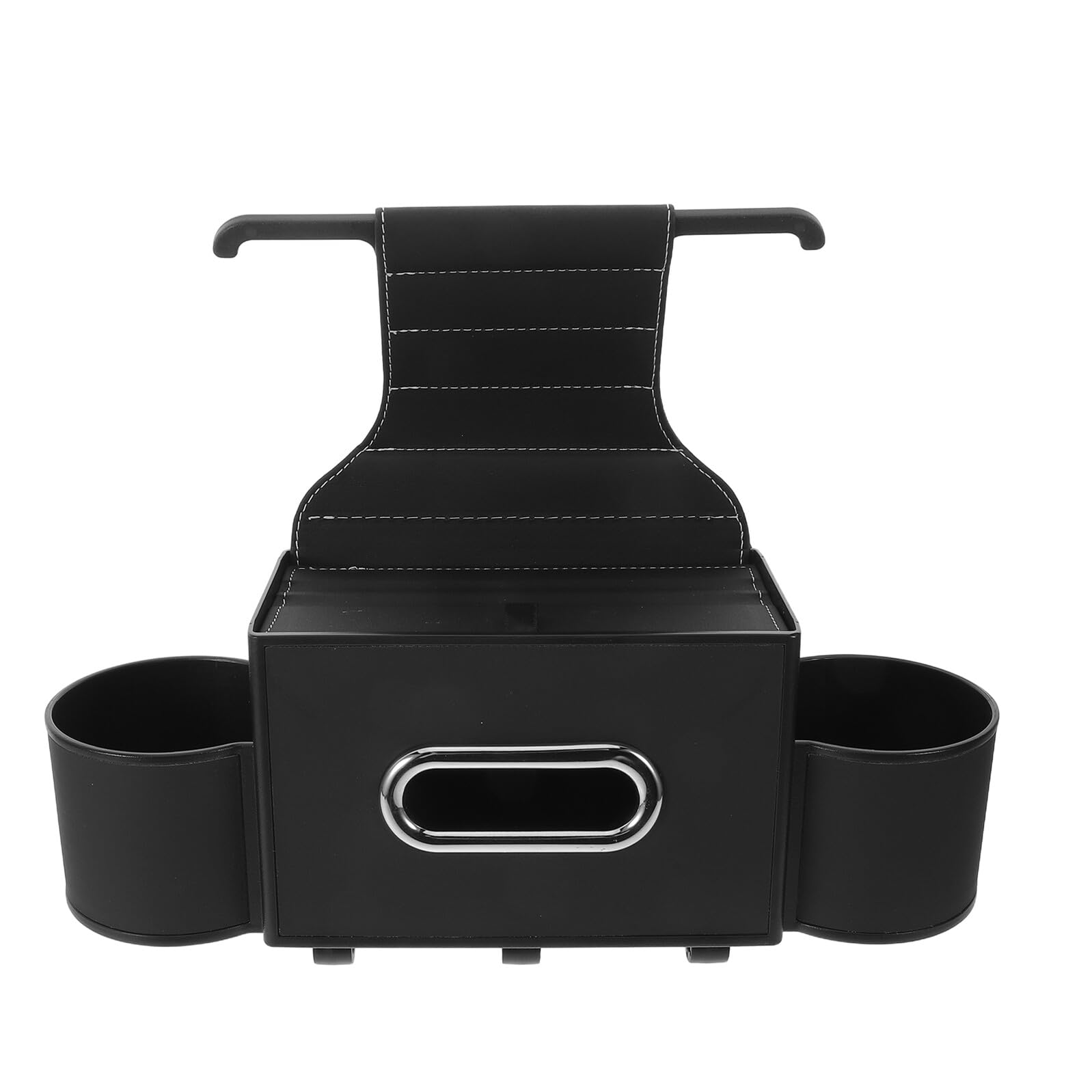 Boîte de rangement multifonction voiture avec distributeur de mouchoirs intégré