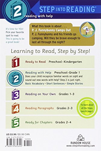 P. J. Funnybunny Camps Out: Step Into Reading 2