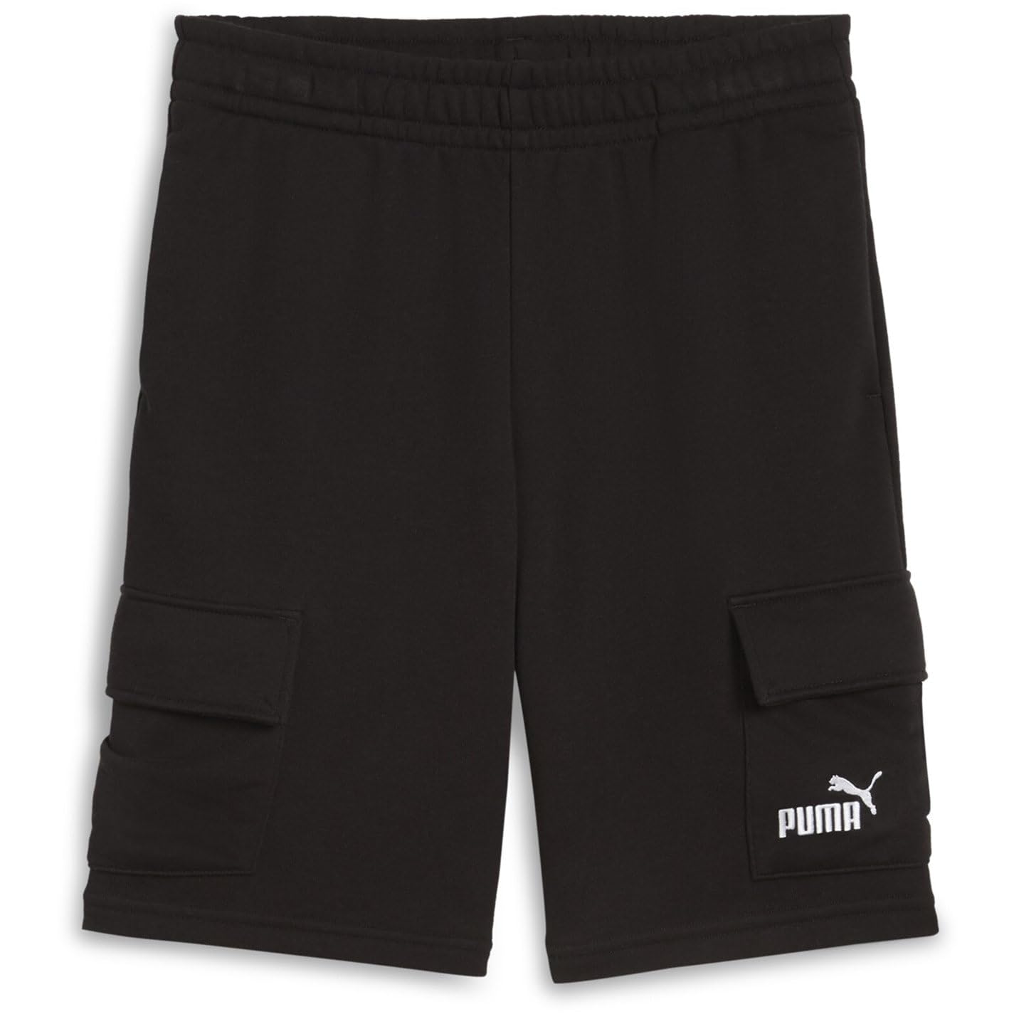 Puma  Kids' Fleece Jogger Shorts - Black - 13 (XL)