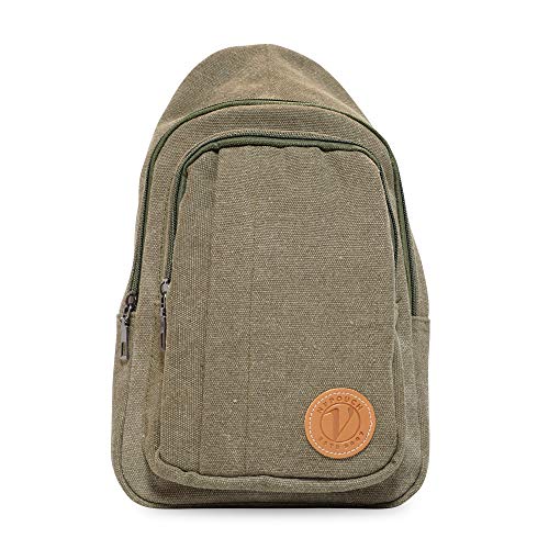 Mochila Nupouch Tahoe Day Pack Sling Verde miniatura 1