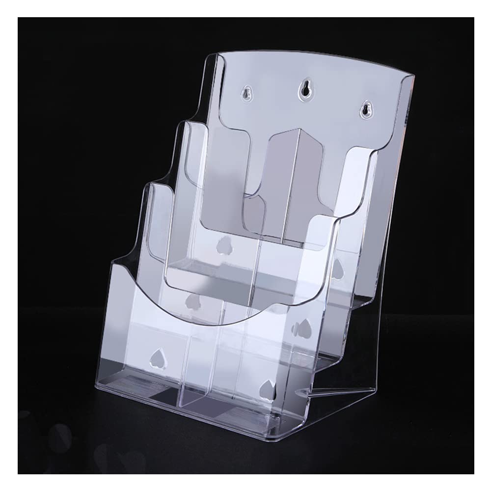 A4 Porte-Brochures En Acrylique, Acrylique Simple Porte-Dépliant, Bureau Perspex A4 Porte-Brochure