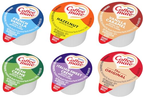 Nestle Coffee-mate Liquid Creamer Singles Variety Pack (180-Count)