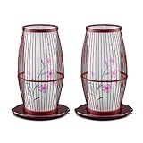 霊前灯　京竹１号(溜塗)：一対