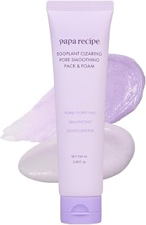 Papa Recipe Pore Smoothing Pack & Foam - 2-IN-1 Wash-off Mask & Foaming Cleanser | Gentle Exfoliating Face Wash, Smooths & Balances Pores | Low-Irritating Korean Skincare, 3.38 fl oz / 100ml