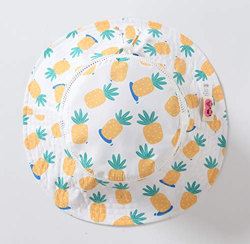 Image of Home Prefer UPF50+ Wide Brim Sun Hat Boys Girls Sun Protection Hat Zoo Beach Swim Safari Bucket Hat for Baby Toddler Kid