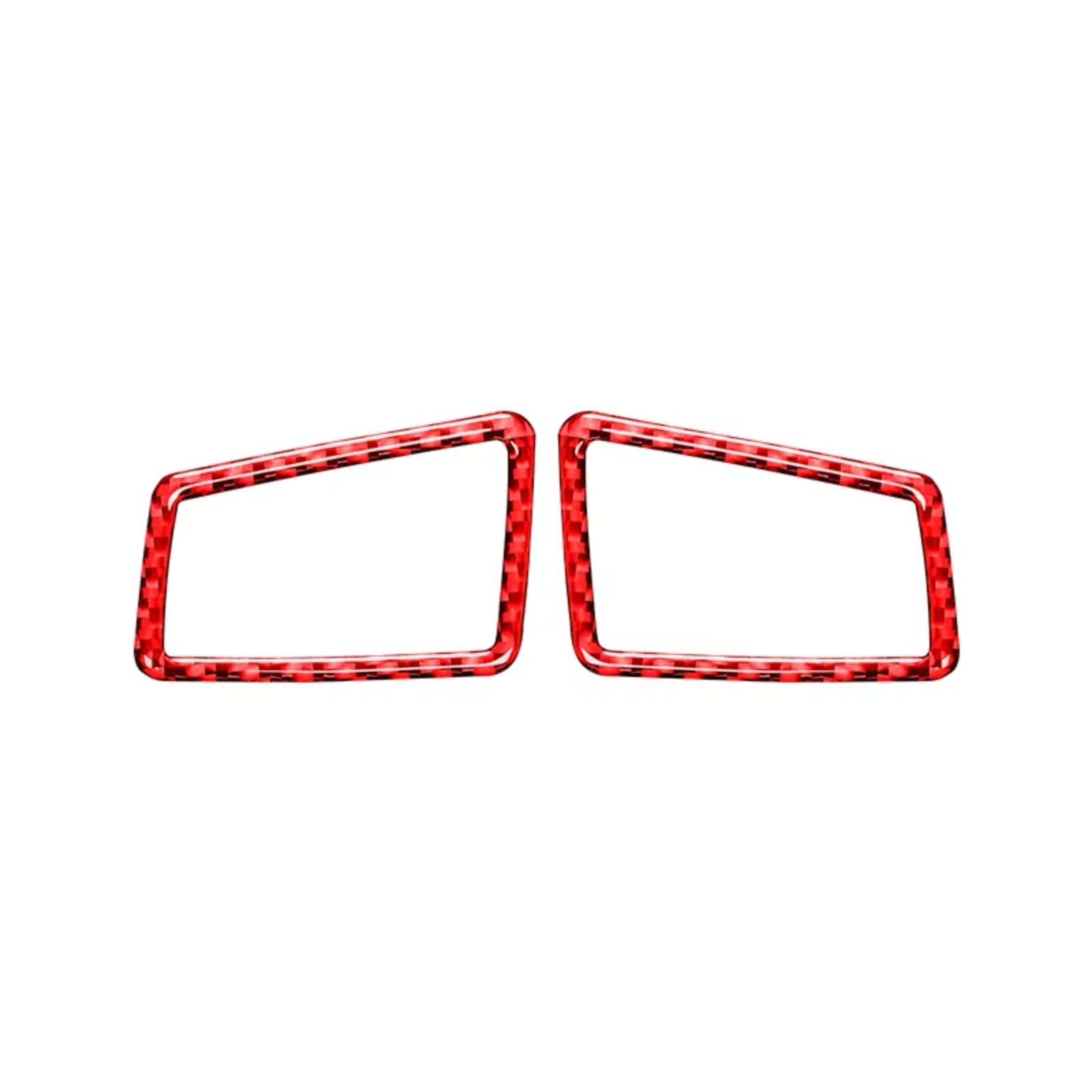 Car Interior Moulding Trim for BMW 3 Series E90 2005-2012 Accessories Interior Car Dashboard Air Outlet Decoration Frame Trim Cover Stickers(Red,RHD)