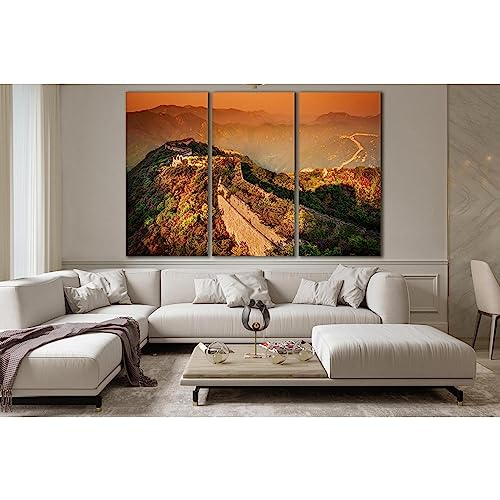 Impression sur toile ZELLART Great Wall Of China Dawn châssis bois premium №SL222