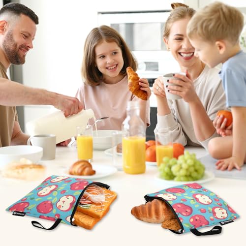 Bolsas reutilizables para sándwich y snack 3 unidades miniatura 7