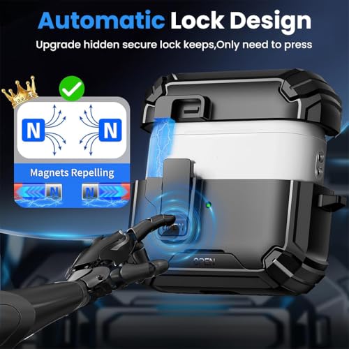 Image of ZORBES 2 in 1 Magnetic TPU Cover Case Earbud Charging Case for Airpods Pro 3