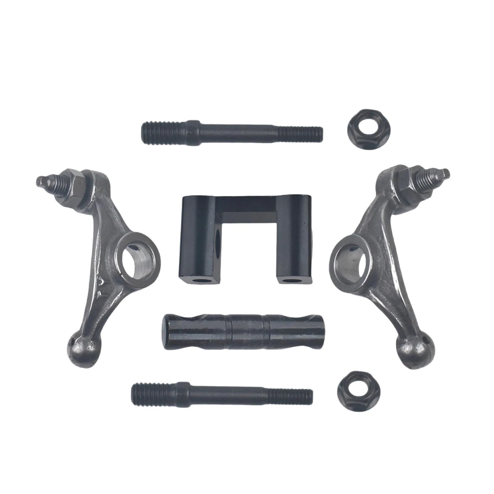 Schwarze 36-lb-Ventilfeder mit Acing-Schaft-Kipphebel-Set mit Stößelstangen-Kit for 212 cc