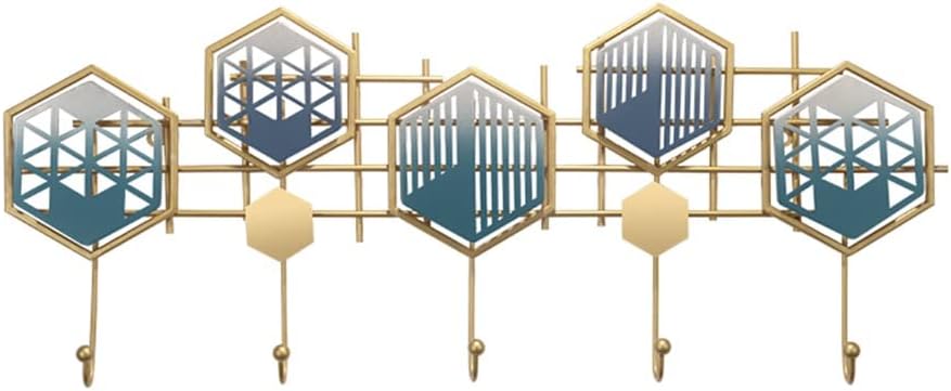 Nordic Creative Door Hanging Porch Rack Metal Hook Shower Curtain Hook(63 * 33cm)