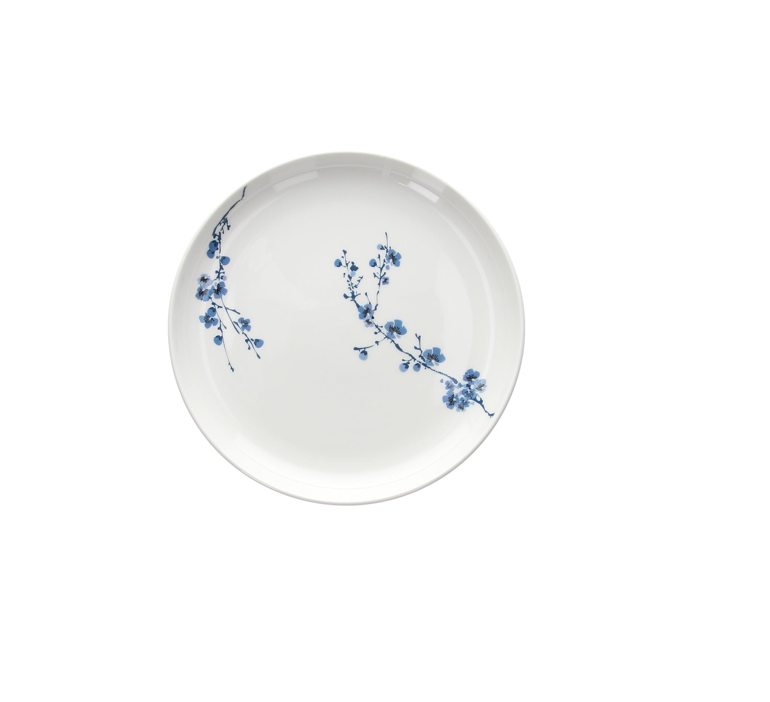 Tognana Orientalna krawędź, 18-częściowy serwis obiadowy dla 6 osób, porcelana, biały/niebieski