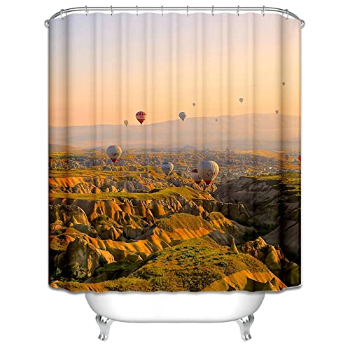 Rideau douche polyester 180x180 cm avec anneaux inclus - 3