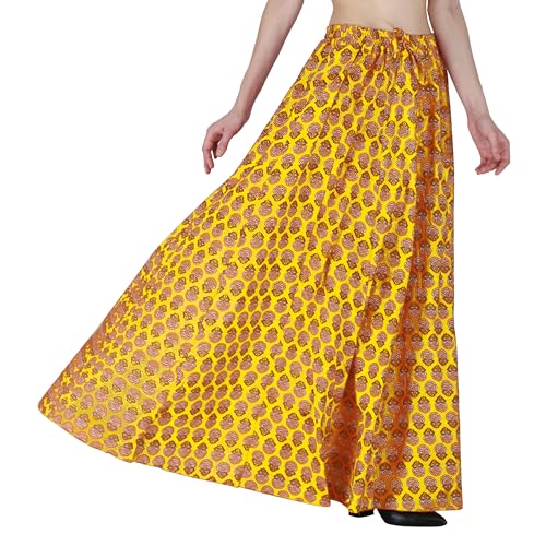 Image of Sttoffa Cotton Printed Women Wear Maxi Long Skirt 40 inch inch Full Length