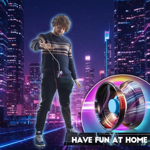 4 pieces yoyo alloy responsive ball metal yoyo string trick ball for beginners boys adults players auto return technology ballmulti style