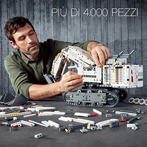 Technic Escavatore Liebherr R 9800, Veicolo Telecomandato, con Motori Interattivi e Connessione Bluetooth, Costruzioni per 12+ Anni, 42100 - Lego - Immagine 1