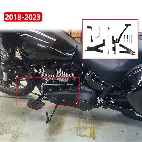Kit leviers commandes avancées noires Harley Softail contre la fatigue
