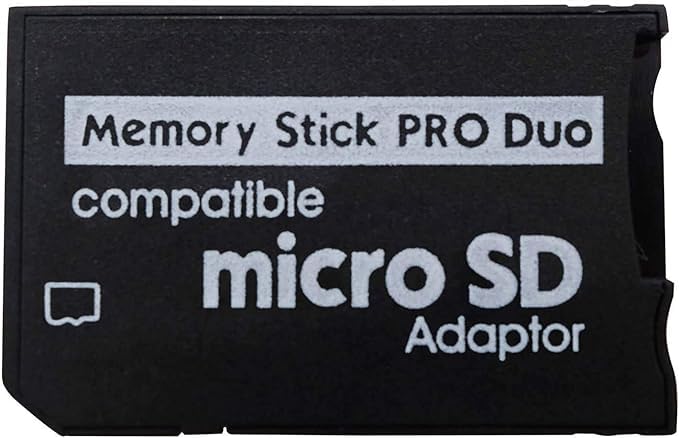 GAMSERIA Micro SD SDHC TF to Memory Stick Pro Duo Card Reader Adapter Converter