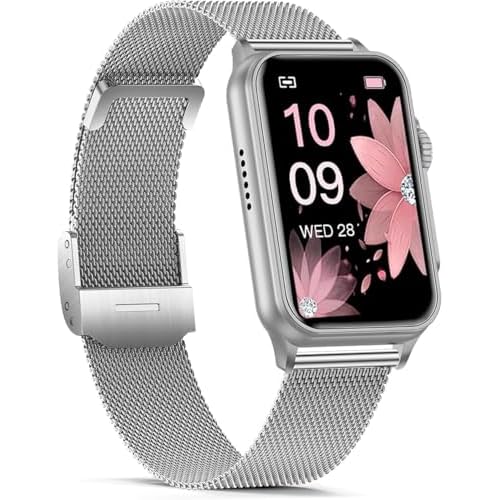 FITVII Nexa Fitness Tracker Answer/Make Calls, Smart Watch with Blood Pressure, Blood Oxygen, 24/7 Heart Rate Monitor, 120+ Sport Mode Activity Tracker with Step Counter, Sleep Tracker for Women Men