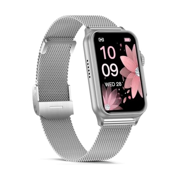 FITVII Nexa Fitness Tracker Answer/Make Calls, Smart Watch with Blood Pressure, Blood Oxygen, 24/7 Heart Rate Monitor, 120+ Sport Mode Activity Tracker with Step Counter, Sleep Tracker for Women Men