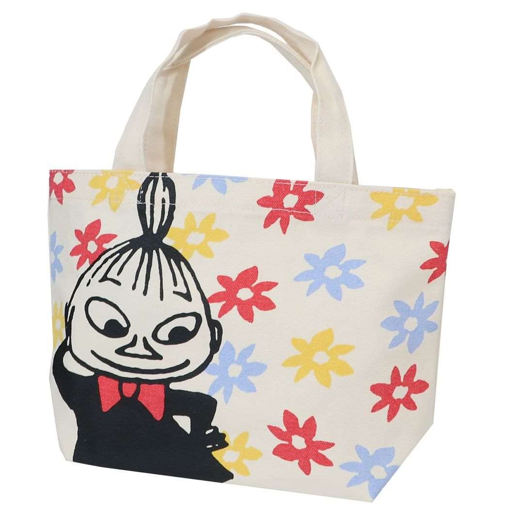 新品　ムーミン　マチ付 ランチバッグ　リトルミイ　カラフルフラワー　花柄 楽天市場】[公式] MOOMIN ムーミン フラワー リトルミイ 花と