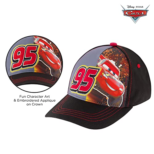 Disney Boys Baseball Cap, Lightning Mcqueen Adjustable Toddler Hat, Ages 2-4 Or Boy Hats For Kids Ages 4-7 #TOP2
