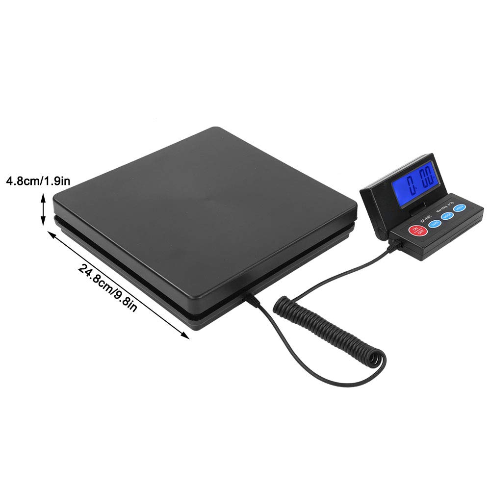 Báscula digital industrial con pantalla externa, peso máximo, 50 kg, precisión, 2 g, báscula digital industrial, báscula de trabajo, para oficina de correos, equipaje para casa