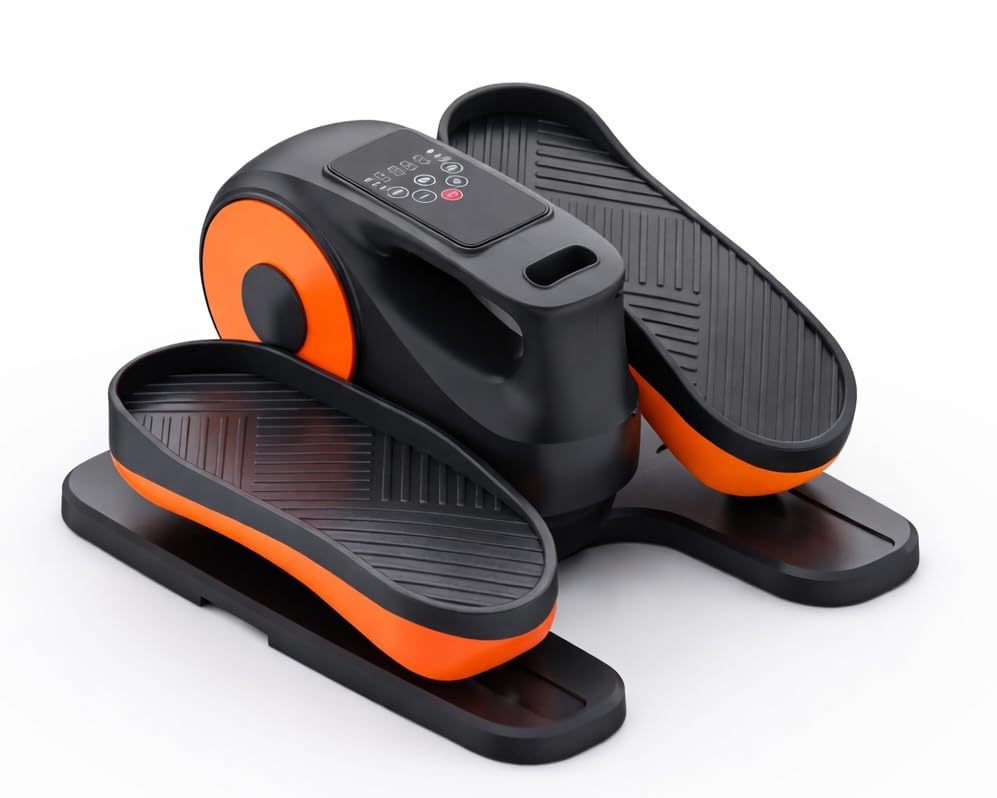Under Desk Elliptical Machine for Home & Office, Automatic Seated Leg Pedal Exerciser, Quiet Portable Mini Cycle with 12 Adjustable Speeds, LCD Display & Remote Control, Low Impact Leg Workout-image-27