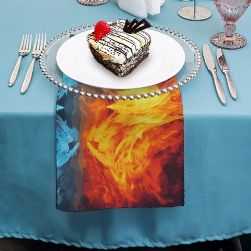 Servilletas de Tela Fire Vs Ice Art Pack 6 miniatura 4