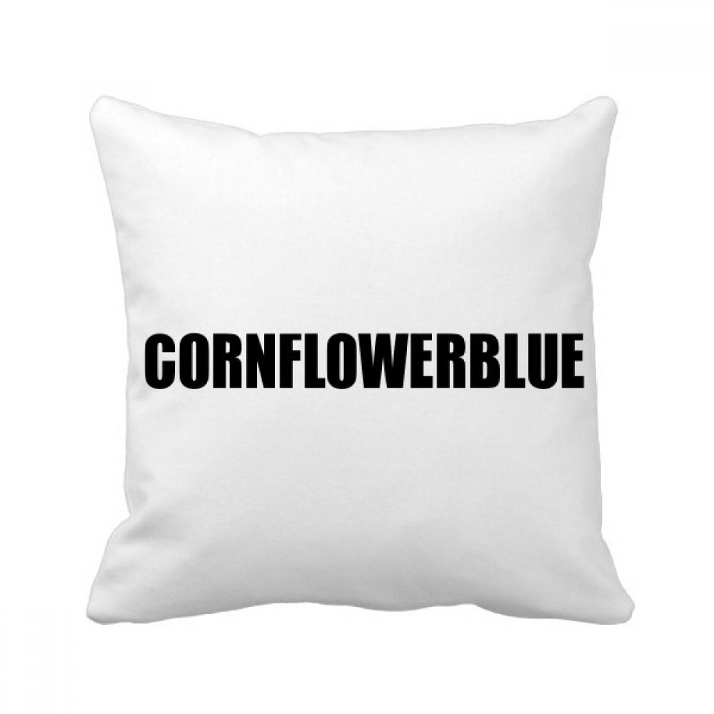 Coussin oreiller bleu noir 40x40 rembourré confort lombaire canapé