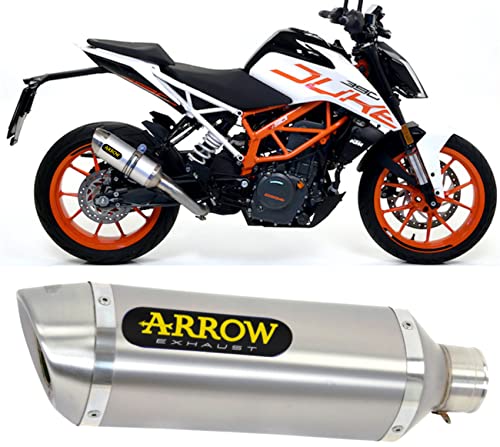 Silencieux Arrow 71860AO Thunder alu gain de poids et sonorité sport KTM Duke 390 2017-2020