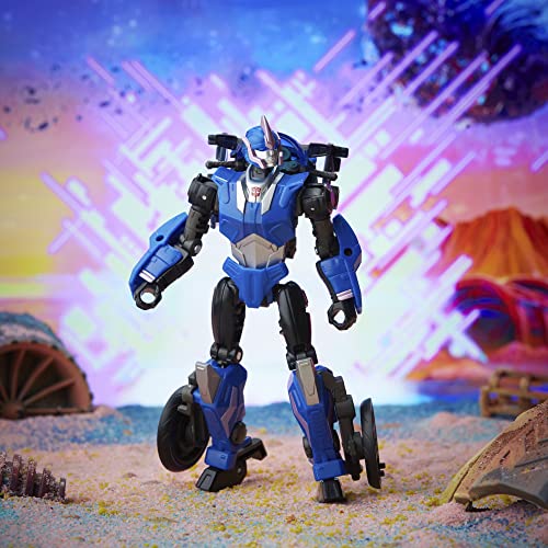 Transformers Spielzeug Generations Legacy 14 cm große Deluxe Prime Universe Arcee Action-Figur, für Kinder ab 8 Jahren - Image 4