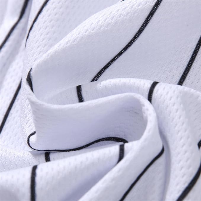 Image of Kids Baseball Jersey Birthday Boy Shirt and Striped Pants 2 Piece Birthday Outfit Summer Clothes 1-6 Years Old